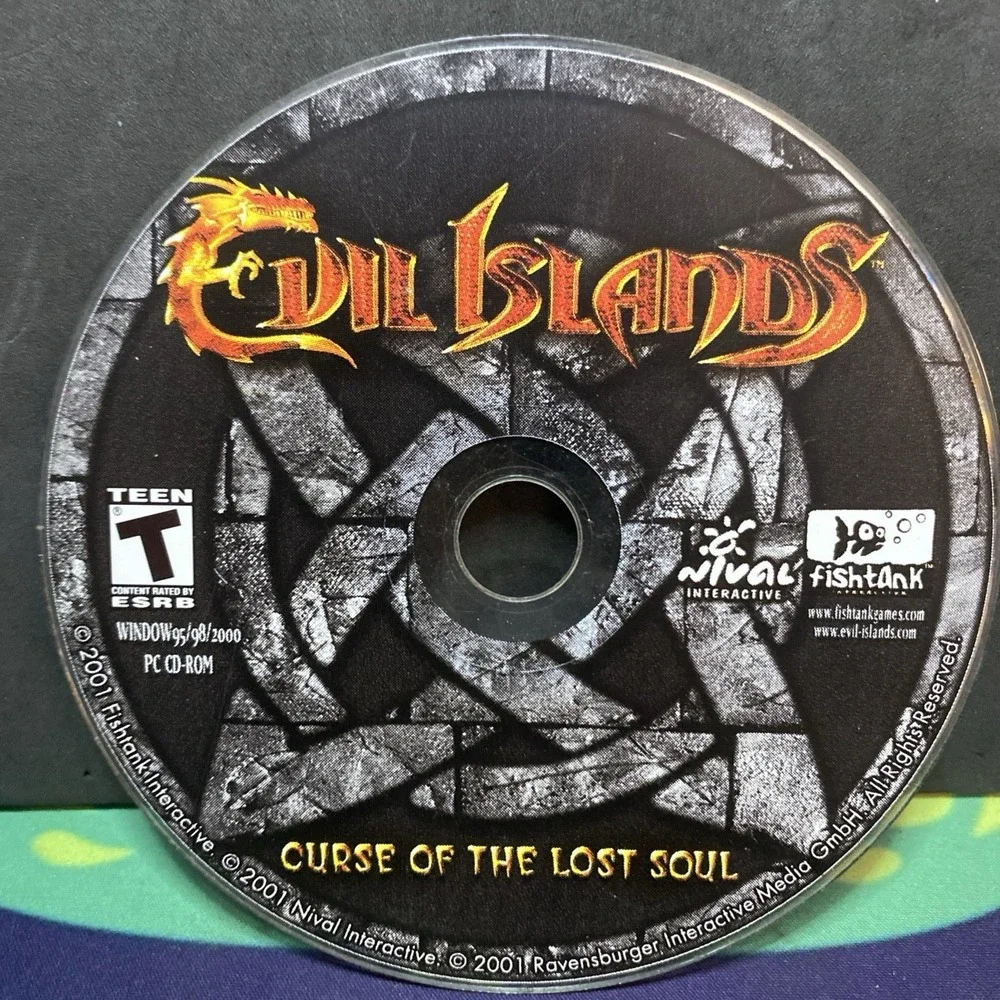 Evil Islands Curse of The Lost Soul PC CD-Rom Rough Disc Read